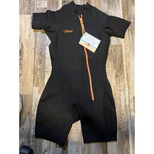 Hevto Wetsuits Kids and Youth 3/2mm Neoprene Full Shorty Suits Surfing Swimming